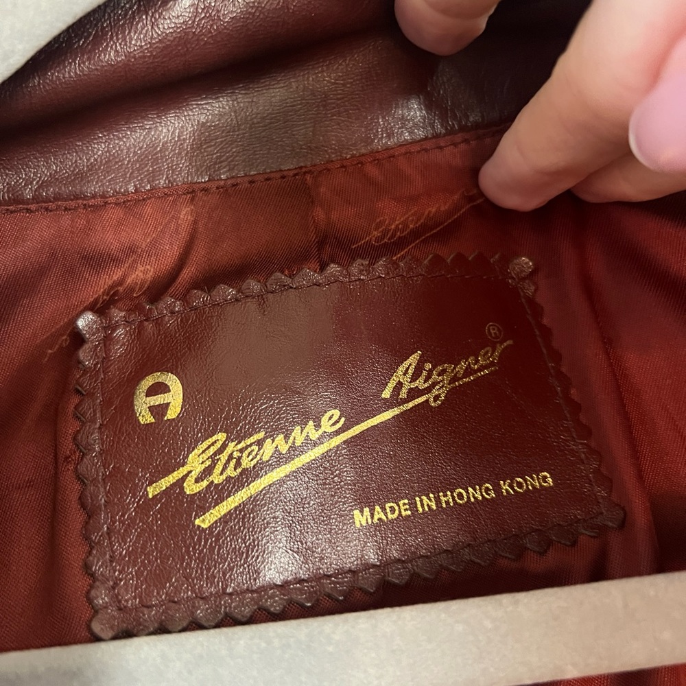 Etienne Aiger Genuine leather jacket - Picture 6 of 10